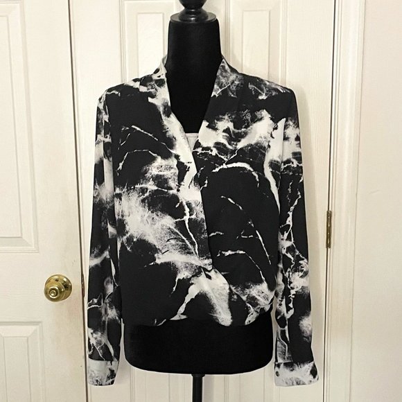 Petite Long Sleeve Blouse from Alfani - Picture 1 of 9